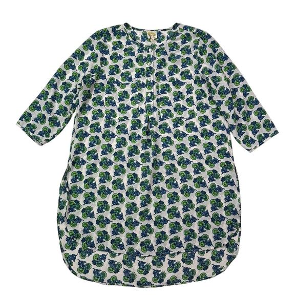 FIG & FLOWER Womens Size Large L Floral 3/4‎ Sleeve Boho Top Blouse - Picture 3 of 16